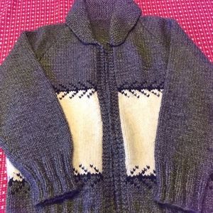Vintage big Lebowski cowichan handmade sweater